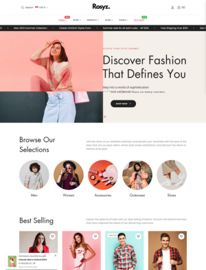 Fashion store by DigzyTech