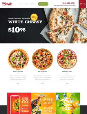 Restaurant site by DigzyTech