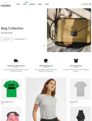 Clothing and bags store by DigzyTech