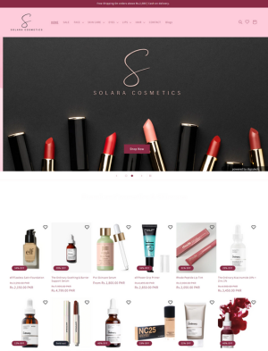 Cosmetics store by DigzyTech